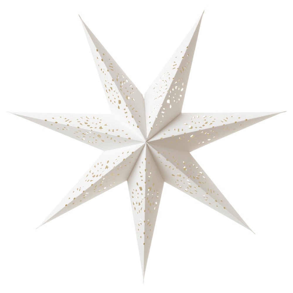 Star Lantern STRÅLA
Lamp shade, lace white, 28 " - Picture 1 of 3